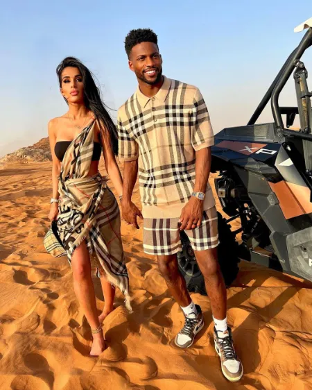 Emmanuel Sanders and Gabriella Waheed