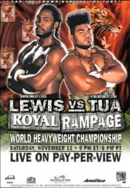 david tua against lennox lewis on 11th november 2000