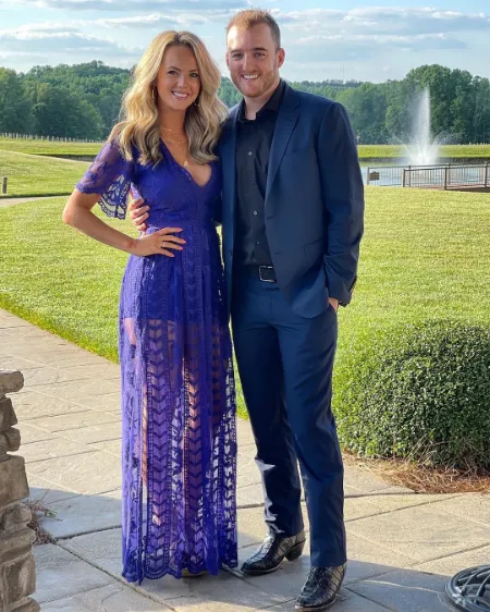 Ty Dillon with his Wife Haley Dillon