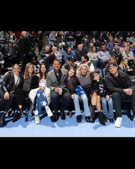 Jaclyn Cordeiro and A-Rod enjoying the game