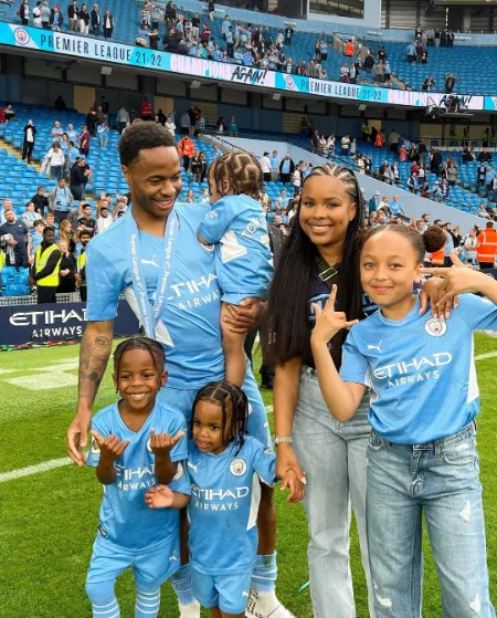 Raheem Sterling and Paige Milian