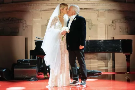 Kraft and Blumberg got married on October 14 2022 at the Hall des Lumières in New York City