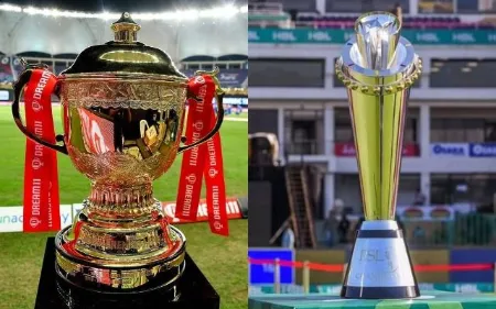 the trophy of ipl and psl