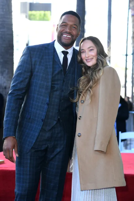 Michael Strahan and Kayla Quick together