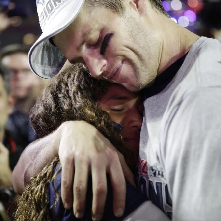 maya brady with her uncle tom brady