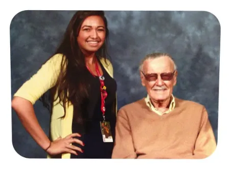 niki bender with stan lee