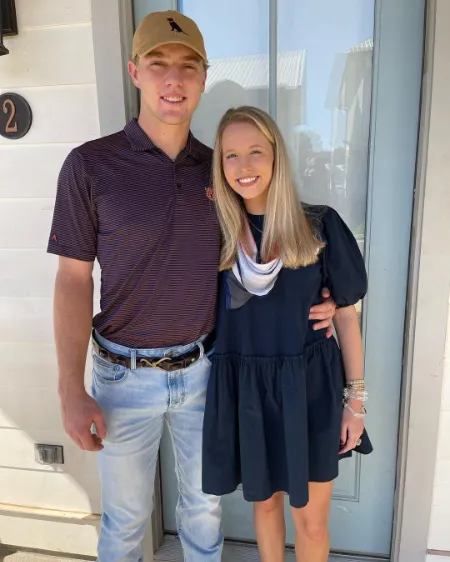 Gunnar Henderson with his girlfriend Katherine Lee Bishop