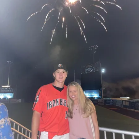 Gunnar Henderson with his girlfriend Katherine Lee Bishop