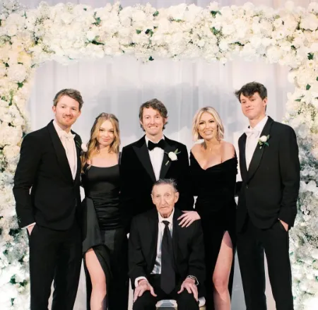 wayne gretzky with his all five children paulina, ty, trevor, tristan, and emma gretzky