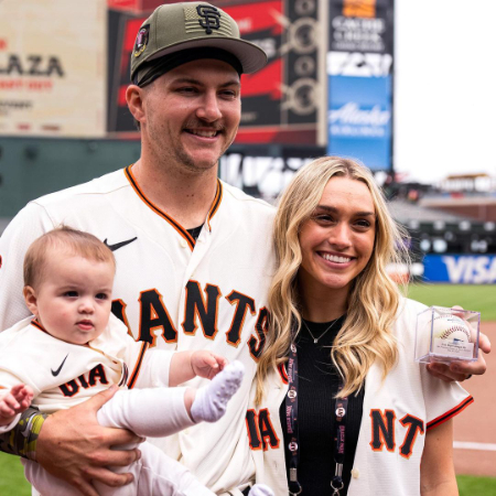 Leigha Bruce and Patrick Bailey with their daughter Briella