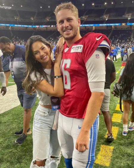 jared goff and christen harper got engagement