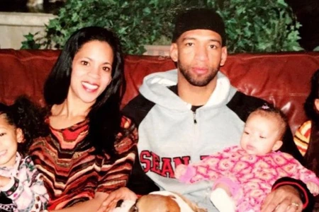 late-ingrid williams and monty williams with their children