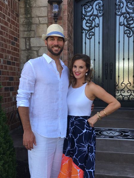 adam wainwright with her wife jenny curry