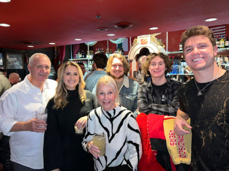 shawn, whittney, chubba, brock together celebrating carrie birthday