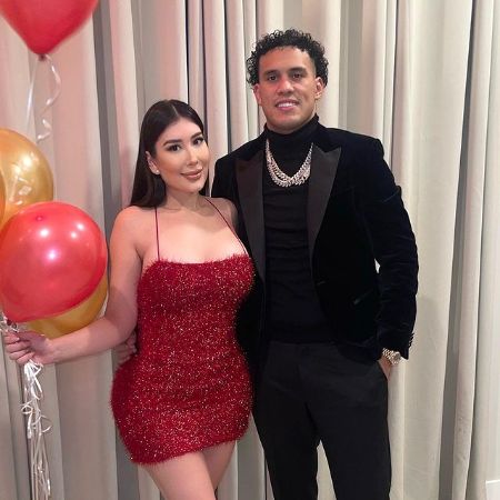 David benavidez with his wife Karina sIilva