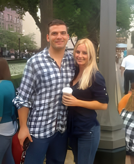 joey votto with his girlfriend jeanne paulus