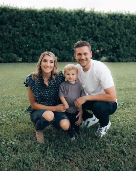 trea turner and kristen turner with their son beckham dash turner