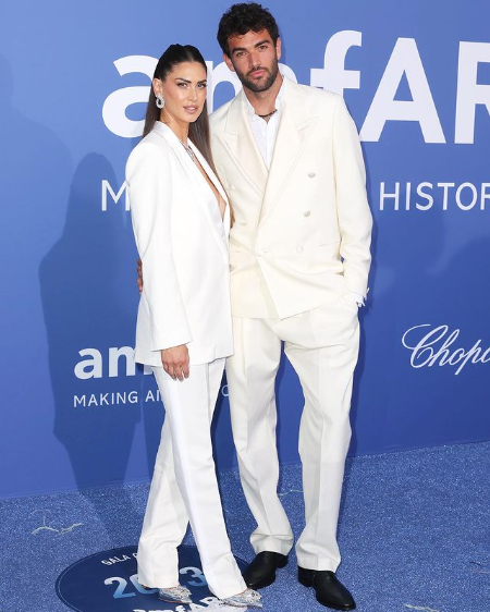 matteo berrettini with his girlfriend melissa sata 