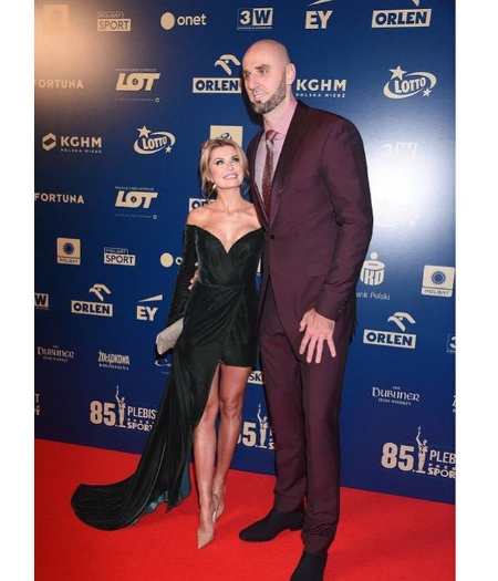 marcin gortat with his wife zaneta stanislawska