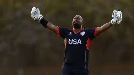 gajanand singh after scoring century against west indies