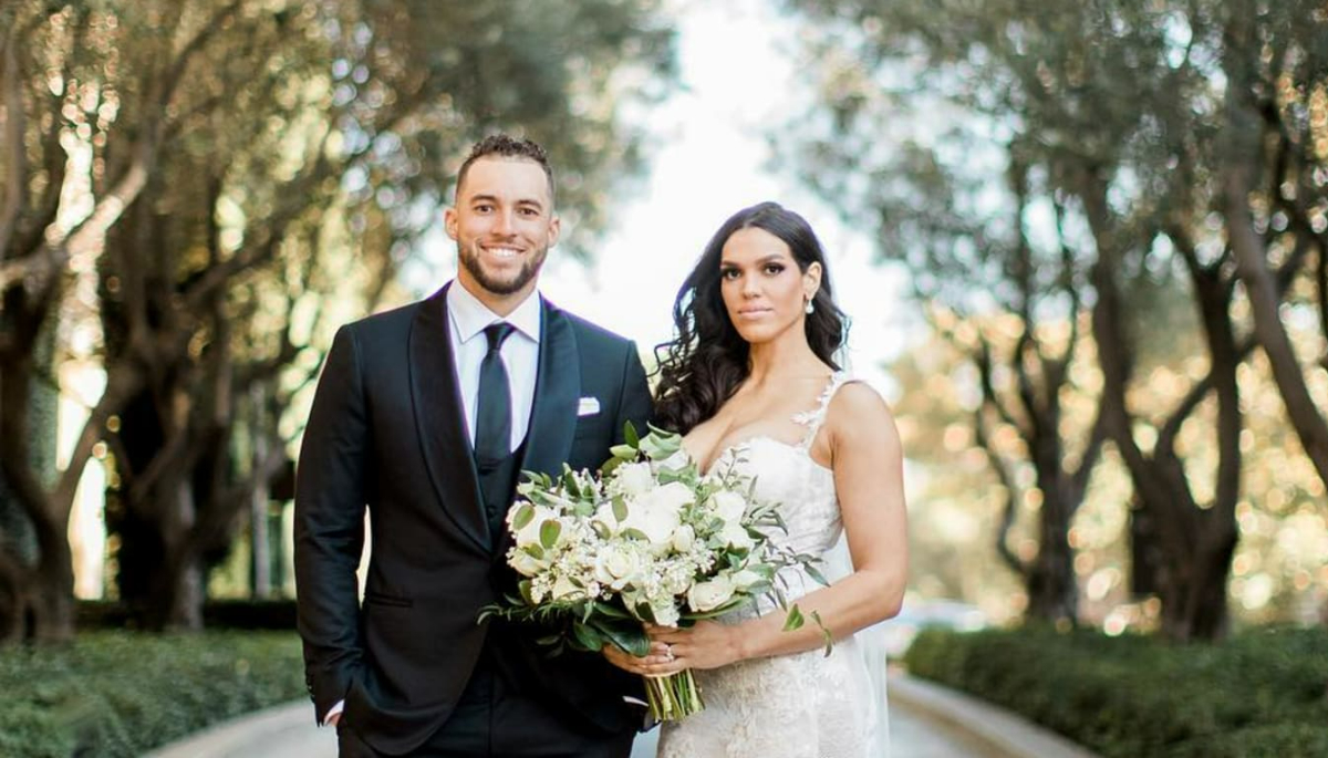 George Springer wife is Charlise Castro.