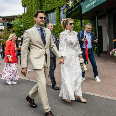 Roger Federer and Mirka Federar 