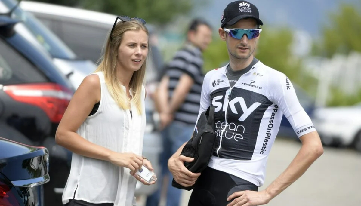 Wout Poels wife is Alice Ward