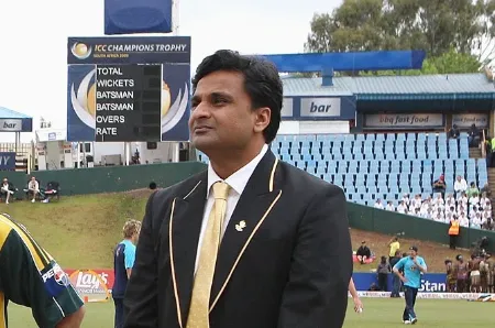 javagal srinath as a match referee during champions trophy