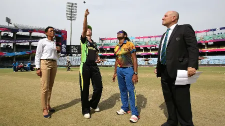 andy pycroft during the match between australia and srilanka women