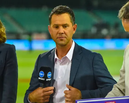 ricky ponting working with channel 9