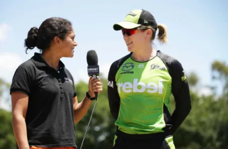 lisa sthalekar broadcasting during wbbl